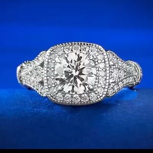 $5💍Elegant Silver Diamond Ring💍NEW💍$5 WHEN BUNDLED WITH 3 OR MORE ITEMS